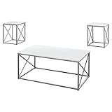 Monarch Specialties Table Set, One Size, White