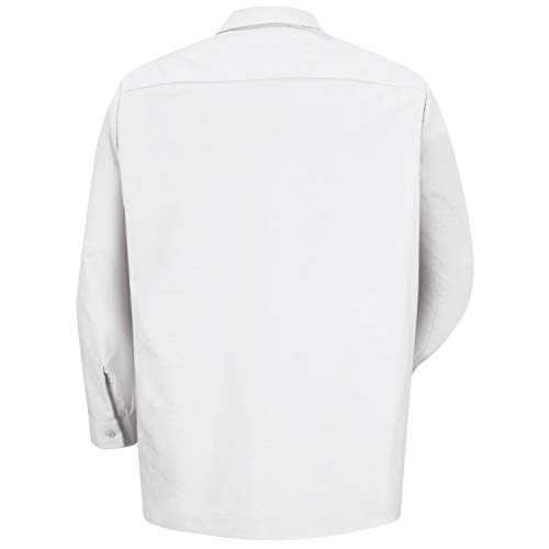 Image of Red Kap Men's Long Sleeve Industrial Work Shirt | Moisture Wicking Button Up, Wrinkle Resistance Fights Fading & Stains