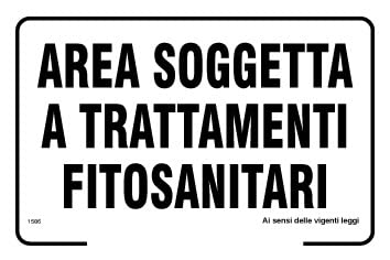 NEW CARTELLO SEGNALETICO - Pericolo Area soggetta