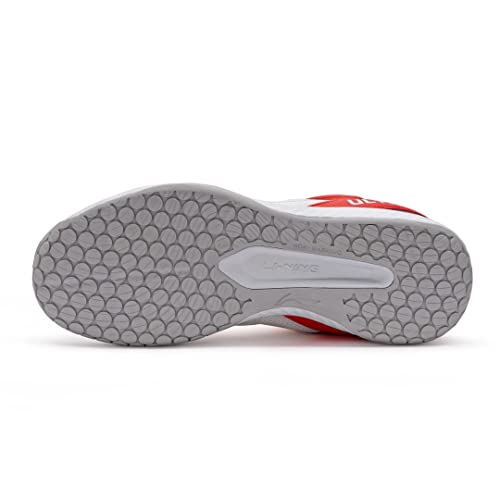 Image of Li-Ning Ultra Speed Badminton Shoe, White /Red /Dark Red