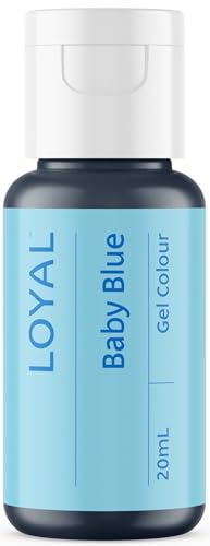 Image of Loyal Gel Food Coloring | Vibrant Color for Buttercream, Fondant, Royal Icing, Gum Paste, Marzipan and Cake Batter | Gel-Based Concentrated Food Dye - 20ml Baby Blue