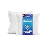 Rohi Set of 2 Hypoallergic Cushion Inner Pads (Pack of 2) 26" x 26" (65cm x 65cm) Cushion Insert Decorative Square Pillow Stuffer for Sofa Couch Cushions