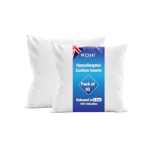 Set of 2 Hypoallergenic Cushion Inserts