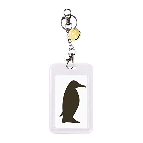 Badge de protection carte de crédit pingouin noir contre le piratage