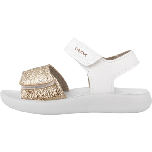 Geox Bébé Fille B Sandal Lightfloppy, Or Blanc, 24 EU – vue 2