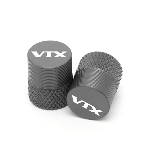 Capuchon de potence moto anti-poussière et bouchons de valve de pneu VTX 1800 gris
