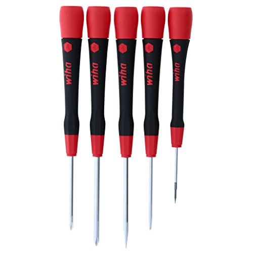 Precision Slotted & Phillips Screwdriver Set, 5 Piece #TOP3