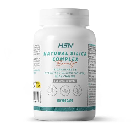 HSN Silicio Natural Complex | 120 Cápsulas Vegetales | Silicio de ALTA Biodisponibilidad procedente...