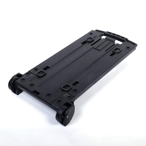 Pelican 1560 Replacement Trolley Set - Backplate, Telescoping Handle, L&R Wheel Assemblies - Black