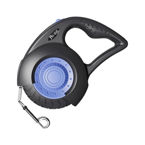 犬用リード 伸縮リード 訓練リード ロングリード ワンボタンロック リリース 滑り止めハンドル付き 360°タングルフリー ナイロンロープ 調節可能 耐摩耗 耐久性 多機能リード 訓練 散歩 犬用リード 噛み切れ防止 軽量 持ち運び簡単 中型、大型犬用 ペ