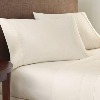 1200 Thread Count Luxury Fabric, Bedding Soft 1-Piece Fitted Sheet Ivory Solid King With 24 Inches Extra Deep Pocket 100 % Pure Egyptian Cotton Made By Branded SKS Linen