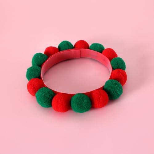 Collar de pompones para perros pequeños collar de gatito ajustable 5