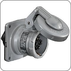 HBL430RS2W AC Receptacle UL1686 C1 30a 4wire 600v