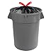 Amazon Basics 30 Gallon Multipurpose Drawstring Trash Bags, 20% Post Consumer Recycled, 50 count