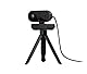 HP 320 All-in-One-Webcam (USB-A, 1080p/Full HD Auflösung, 360° schwenkbar, 66°-Weitwinkel, Belichtungskorrektur, Autofokus) Schwarz mit integriertem Mikrofon