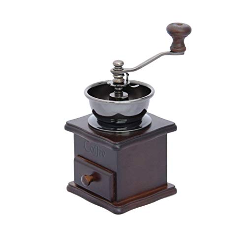 Feste Retro Holz Kaffee-Maschine Edelstahl-Kern Kaffeemühle Hand Kaffeemühle
