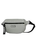 Nautica - Riñonera bandolera para mujeres y hombres con correa ajustable, unisex, Gris (Dove/Grey), 10 x 6 x 2.25 inches,...