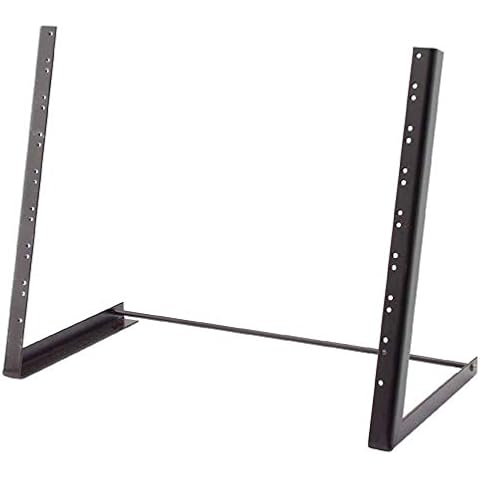 Stagg 13278 19-Inch Angled 8U Rack Desktop Stand for Audio Equipment Cover