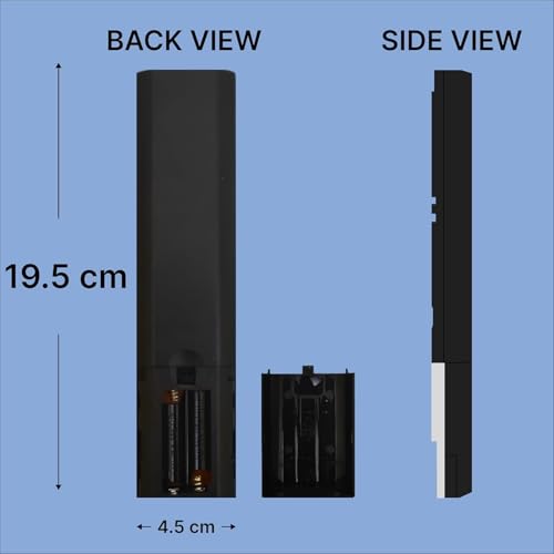 Image of BLACKSHEEP Compatible with Toshiba Smart Tv Remote Without Voice - Hot Keys Netflix, Prime Video, Media, Google Play, YouTube and Media Use for LCD LED OLED QLED UHD 4K Android TVs- Black