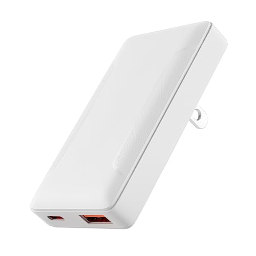 BUDI 20W Extra Slim Portable Wall Charger 2-Port Wall...