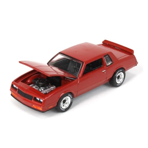 Greenlight 1985 Chevrolet Monte Carlo SS 1/64 Burgundy miniatura 5