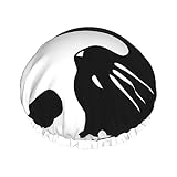 Encogimiento de cordón elástico: el gorro de ducha está hecho de caucho natural de alta calidad, que tiene buena elasticidad y resistencia al desgaste. El cordón elástico no es fácil de romper y la presión sobre la cabeza es mucho menor. Se adapta a la mayoría de los tamaños de cabeza y al cabello más largo y naturalmente grueso.