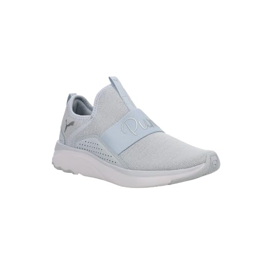PUMA Kids Girls Softride Sophia Shimmer Slip On Sneakers Shoes Casual - Grey - Size 7 M2