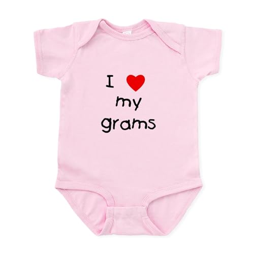 CafePress I Love My Grams Infant Bodysuit Cute Infant Bodysuit Baby Romper