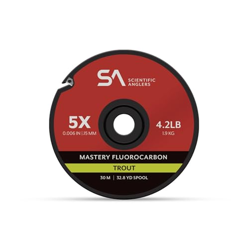 SA Mastery Trout Fluorocarbon Tippet 5X 30M