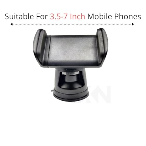 Image of Universal Car Mount - Strong Suction, Double Lock, 360 Rotation, Quick Release, Telescopic Arm, Windshield & Dashboard Compatible for All Mobile Phones. (MXK-640)