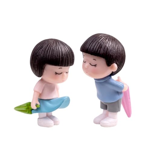 Car Decoration Couple Car Interior Decoration Figures Small Cartoon Figure for Car Dashboard Decoration Office Room