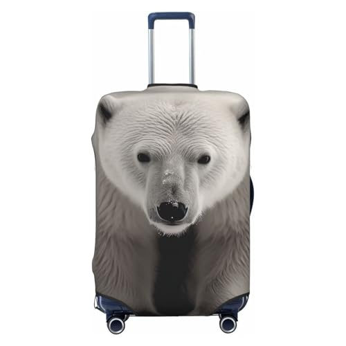 Polar Bear Travel Luggage Cover Elastic Washable Suitcase Protector Anti-Scratch Travel Suitcase Cover Luggage Protector Fits 18-32 Inch Suitcase
