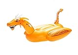 Aqua Oversized 8 Foot, Scorch The Dragon, 4 Mode, 16-Color LED Light-Up, Ride On, Inflatable Pool Float Lounge