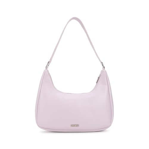 Image of Fastrack Quilted Crush Shoulder Bag | Faux-Leather Women's Bag | Zipper Closure with Silver Strap Accents & Utility Pockets | Gifts for Women
