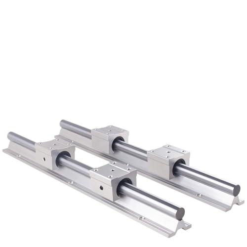 Rail de guidage linéaire SBR12 anti-vibration et 4 roulements pour chariot CNC