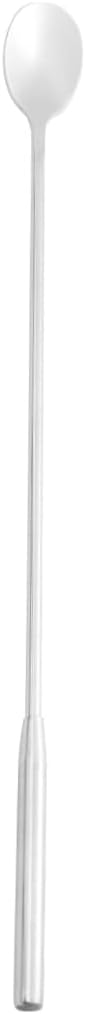 Zerodeko Stainless Steel Long Handle Stirring Spoon for Ice Coffee Milk Tea Cocktails Mixing Utensil for Home Bar Restaurant Use