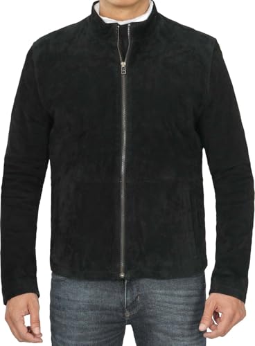 Decrum Suede Leather Jacket Men – Casual Real Lambskin Leather Jacket for Mens3