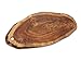 Produktbild Amago home Servierbrett Baumscheibe 34x16cm o. 52x24cm Schneidebrett Holz Serviertablett Deko Akazie massiv Größe 52 x 24 cm