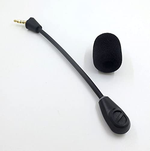 Yaowanguan LED Mikrofon mit Schaumstoff für HyperX Cloud II Wireless Gaming Headsets, 3,5mm Ersatzmikrofon (15cm/5.9 inch) - Image 3
