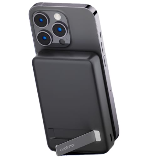 Soporte plegable integrado en powerbank magnética de 10000 mAh oraimo de carga rápida 2