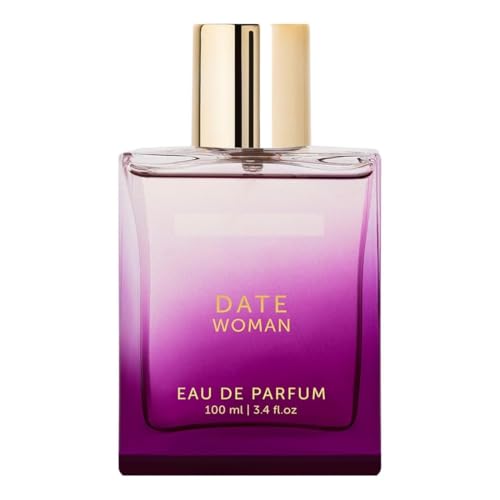 Luxury Date Perfume for Women 100ml Eau De Parfum | Floral Woody Fruity Fragrance with Pink Pepper, Jasmine & Vanilla | Long Lasting Signature Scent | Gift for Women Daily Wear