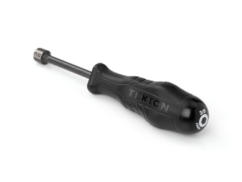 Image of TEKTON 3 /8 Inch High-Torque Black Oxide Blade Nut Driver | 26866 | Made in USA