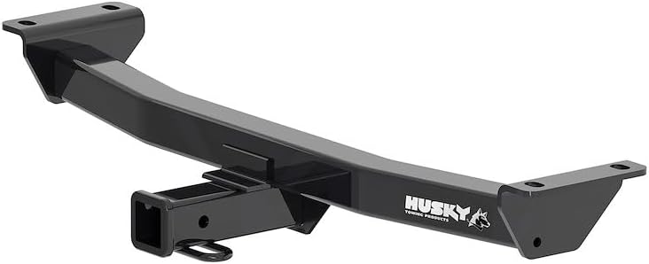 Husky Towing 69676C Class III Trailer Hitch Rear Fits Ford Ranger 2023-2025 Square Tube 2 Inch Receiver Black Powder Coated Steel 7,500 lb Towing & 8,000 lb Weight Distributing Capacity
