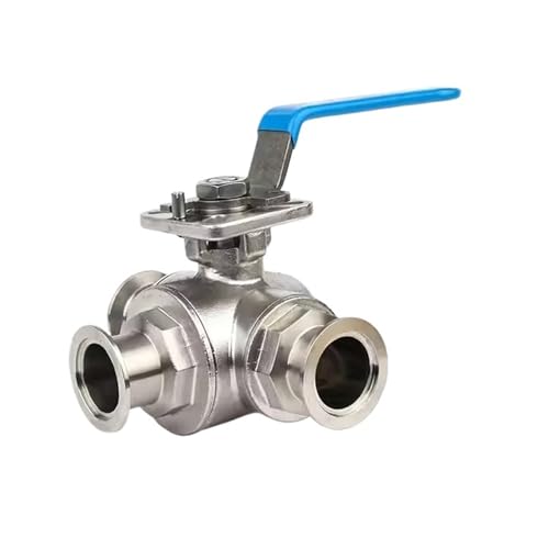 Vanne à boisseau sphérique sanitaire à commande manuelle en inox CF8M