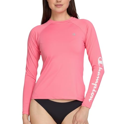 Champion Women's Long Sleeve Rash Guard, UPF 50+ SPF Protection Swim Shirt - image 1