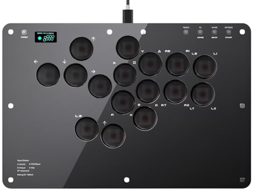 Amazon.co.jp: AQielev アケコン レバーレス コントローラー 16ボタン