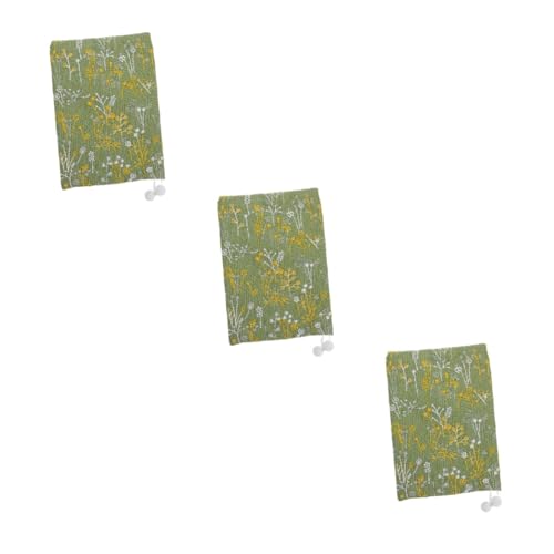 Protège-cahier lavable contre les taches et couverture décorative fleurie pour carnet de notes