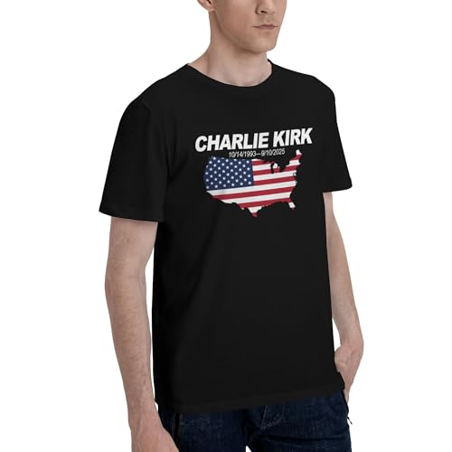 Unisex A True Patriot Charlie Kirk T-Shirt, Justice for Charlie Kirk T Shirt, American Flag T-Shirts3