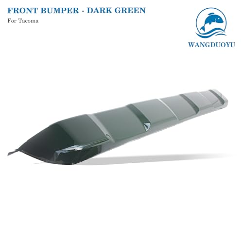 Image of Front Bumper Lower Valance Panel Skid Plate Black Compatible with 2016-2023 Toyota Tacoma - Replaces Part 53911-04210 TO1095205 (Green)