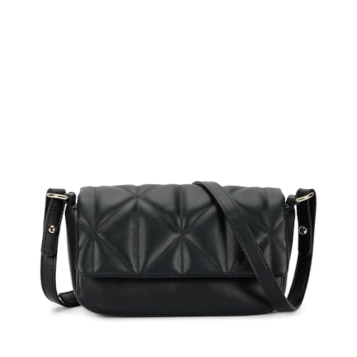 Fastrack Cloud Quilt Sling Bag for Women| Faux Leather Sling With Secure Flap Closure | Stylish Mini Bag With Organised Interior | Women's Handbags |*